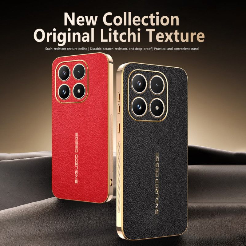 Κάλυμμα Xiaomi 17 Υφή Lychee Κατά Των Γρατσουνιών