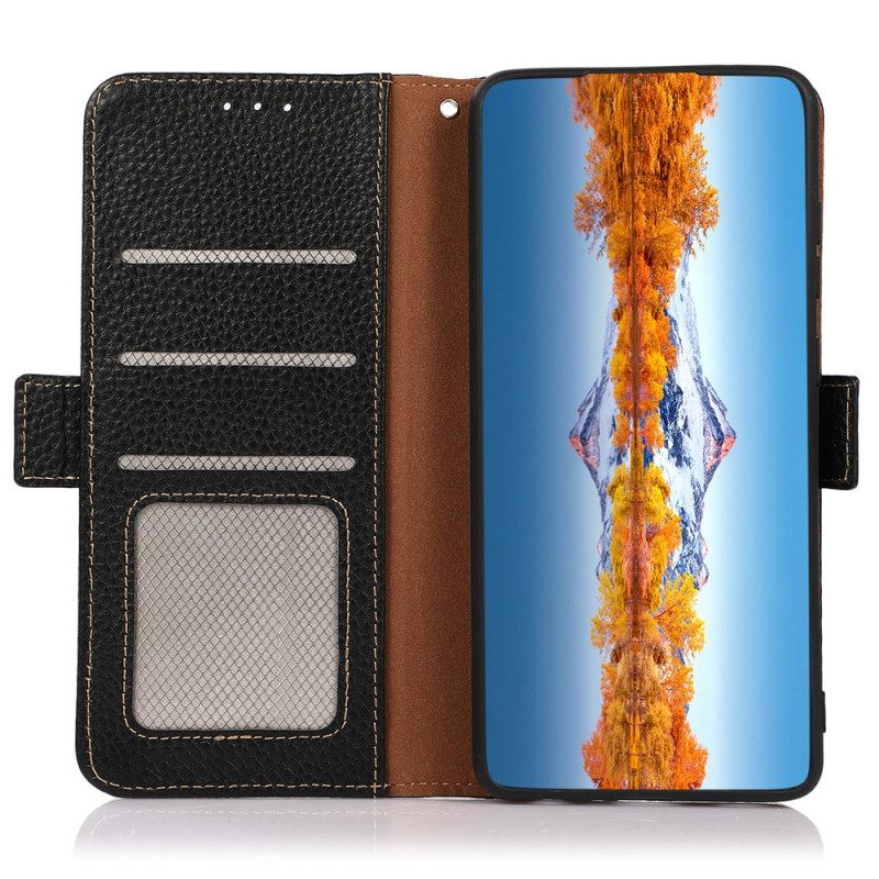 Θηκη Κινητου Xiaomi 17 Δέρμα Λίτσι Khazneh