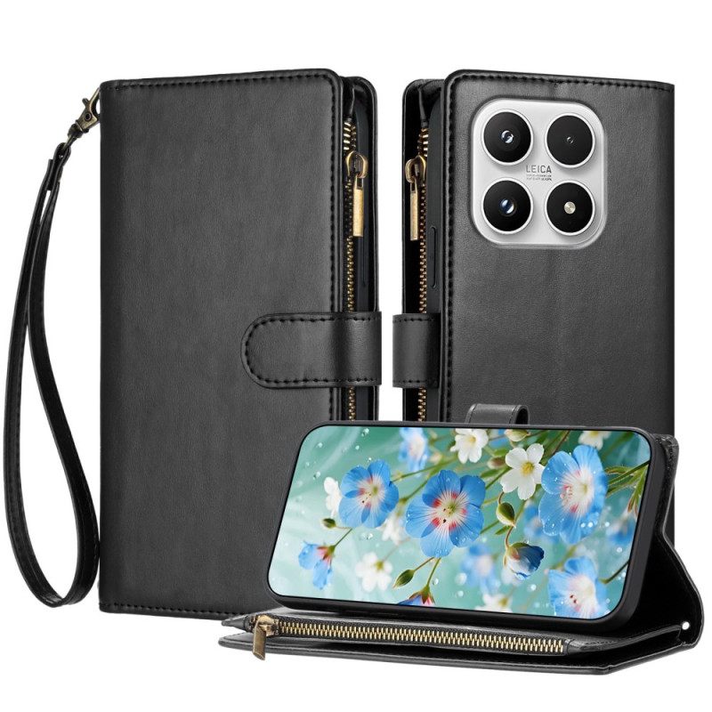 Θηκη Κινητου Xiaomi 17 Πορτοφόλι Με Λουράκι