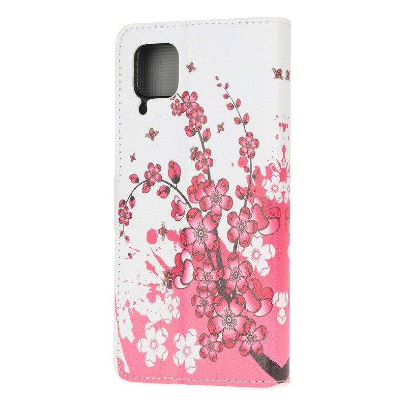 Κάλυμμα Huawei P40 Lite Τροπικά Λουλούδια