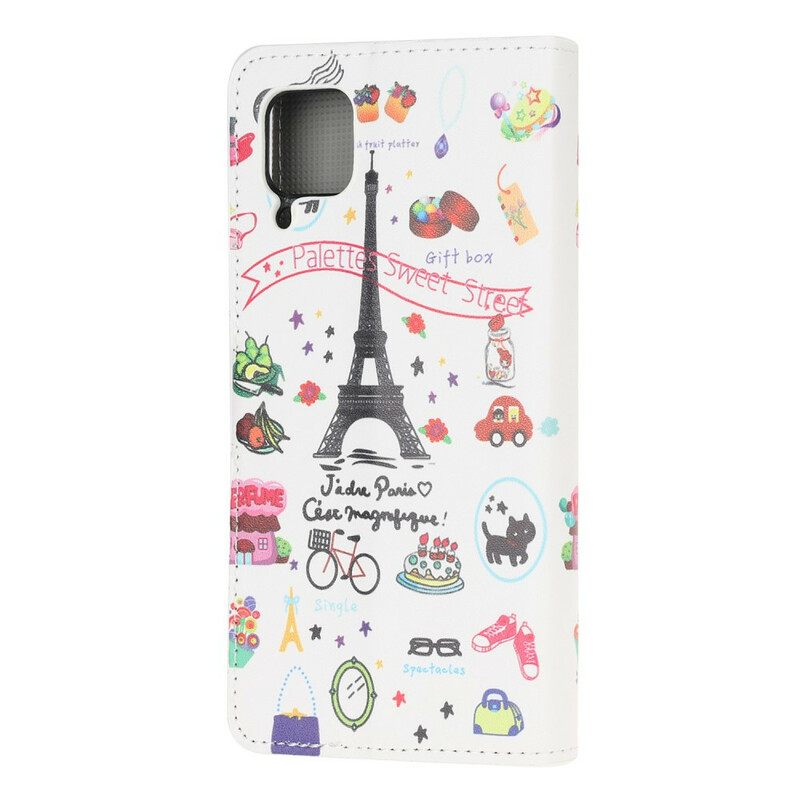 Θήκη Flip Huawei P40 Lite Λατρεύω Το Παρίσι