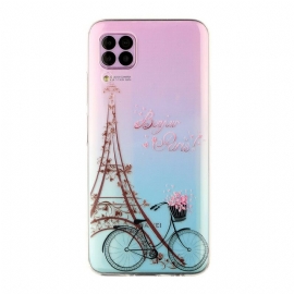 Θήκη Huawei P40 Lite Διαφανές Bonjour Paris