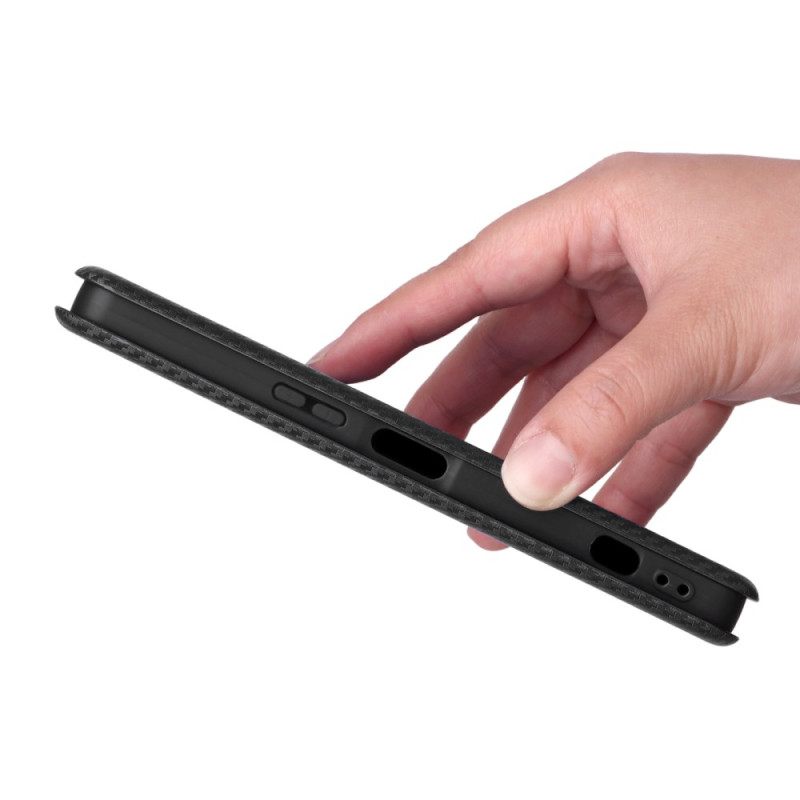 Δερματινη Θηκη Sony Xperia 1 Vii Ίνες Άνθρακα Σιλικόνης