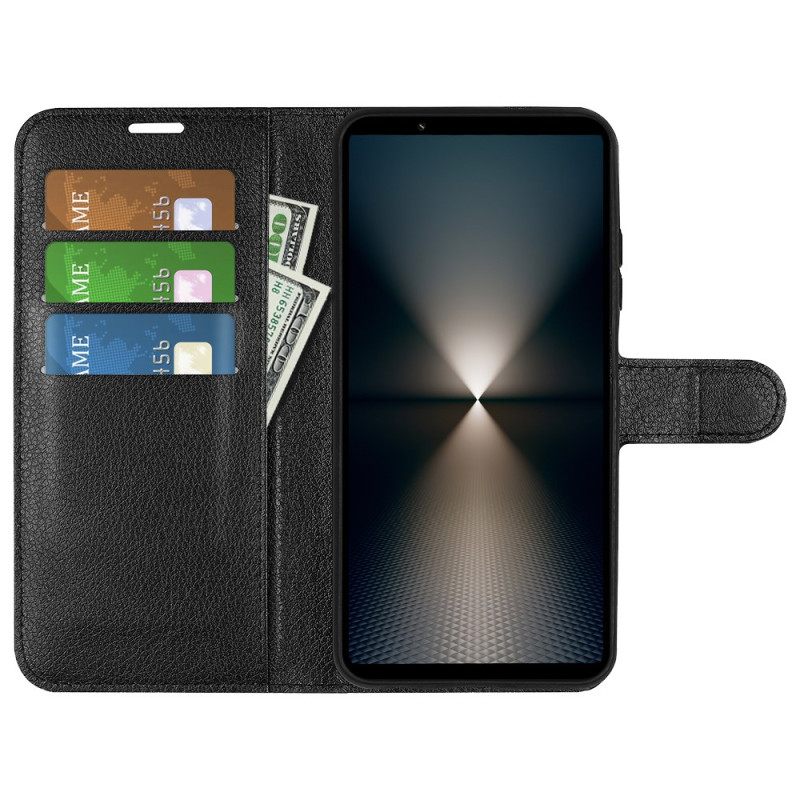 Δερματινη Θηκη Sony Xperia 1 Vii Κλασικό Τεχνητό Δέρμα