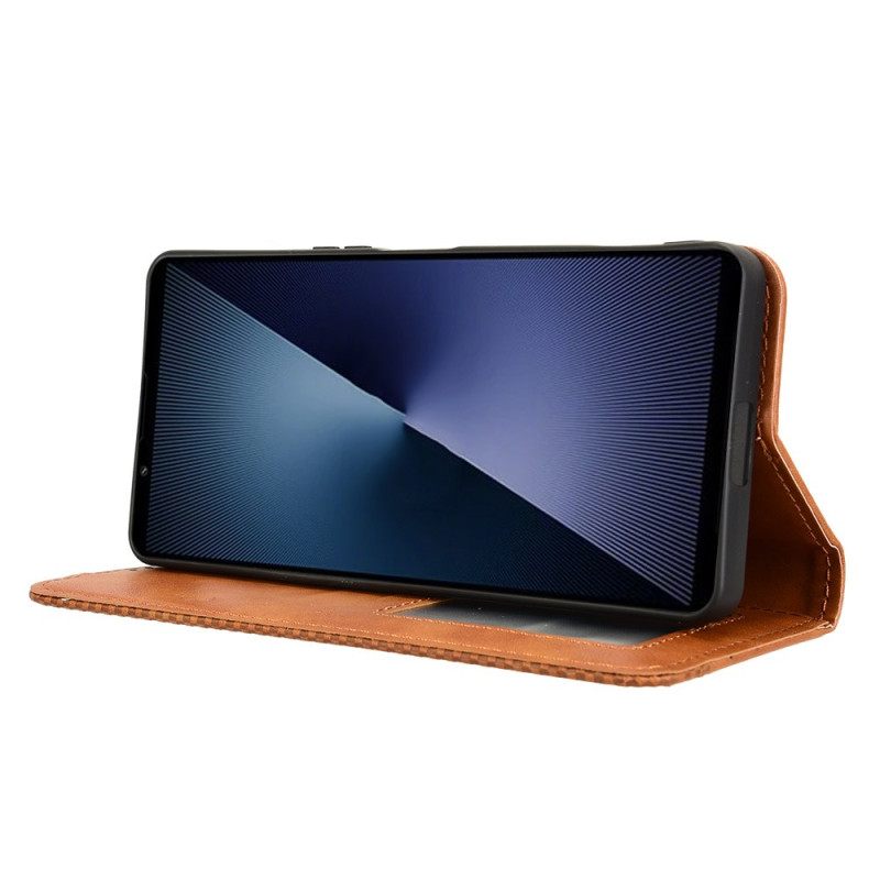 Δερματινη Θηκη Sony Xperia 1 Vii Vintage Περίγραμμα