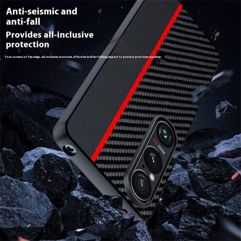 Κάλυμμα Sony Xperia 1 Vii Ανθρακονήματα Σιλικόνης