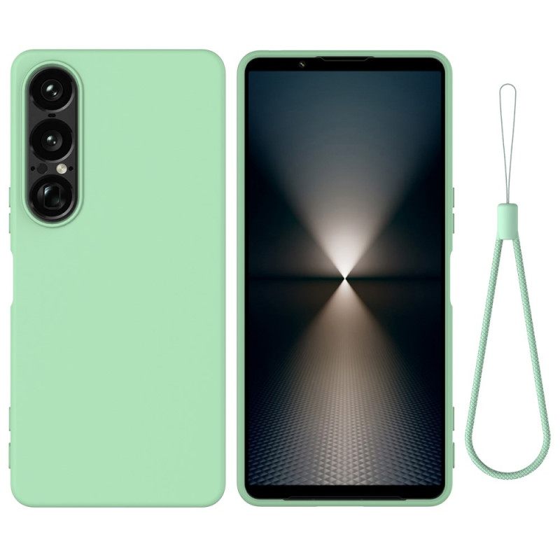 Κάλυμμα Sony Xperia 1 Vii Σιλικόνη Με Κορδόνι