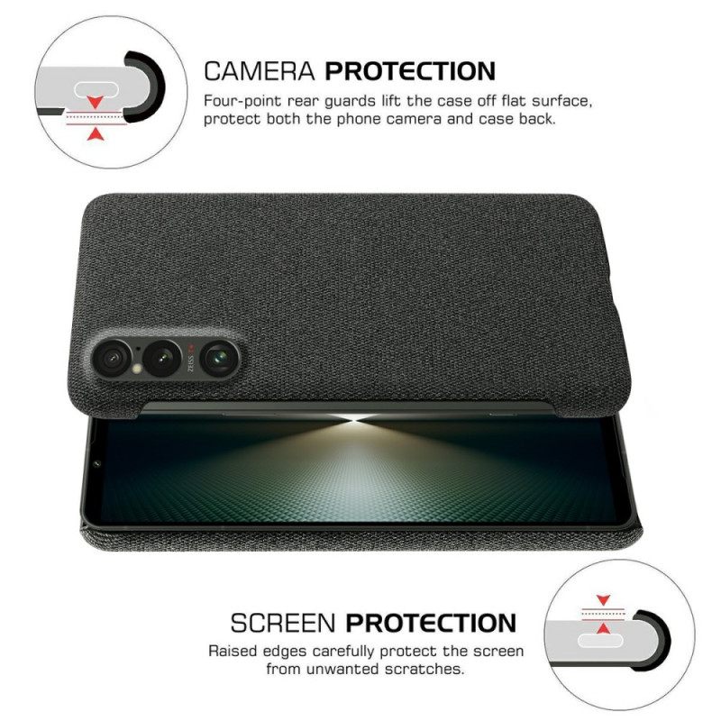 Κάλυμμα Sony Xperia 1 Vii Ύφασμα Σιλικόνης