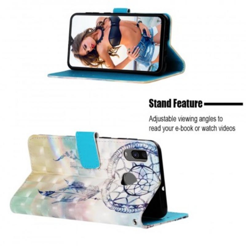 δερματινη θηκη Samsung Galaxy A30 / A20 Ακουαρέλα Dream Catcher