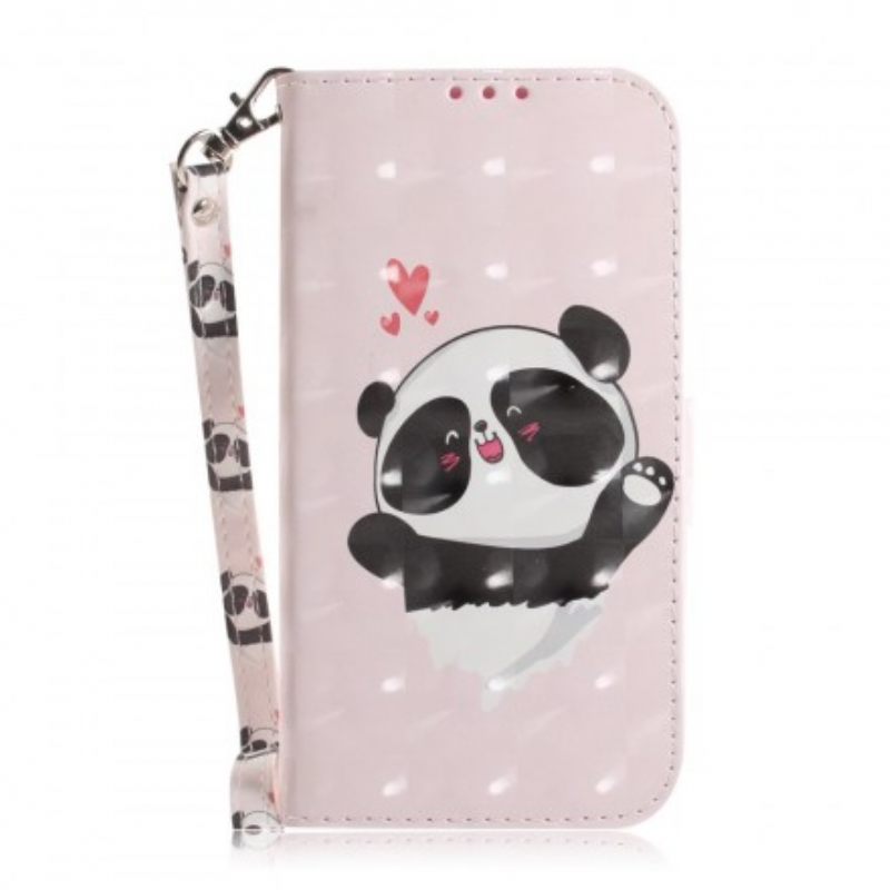 Κάλυμμα Samsung Galaxy A30 / A20 με κορδονι Panda Love Strap