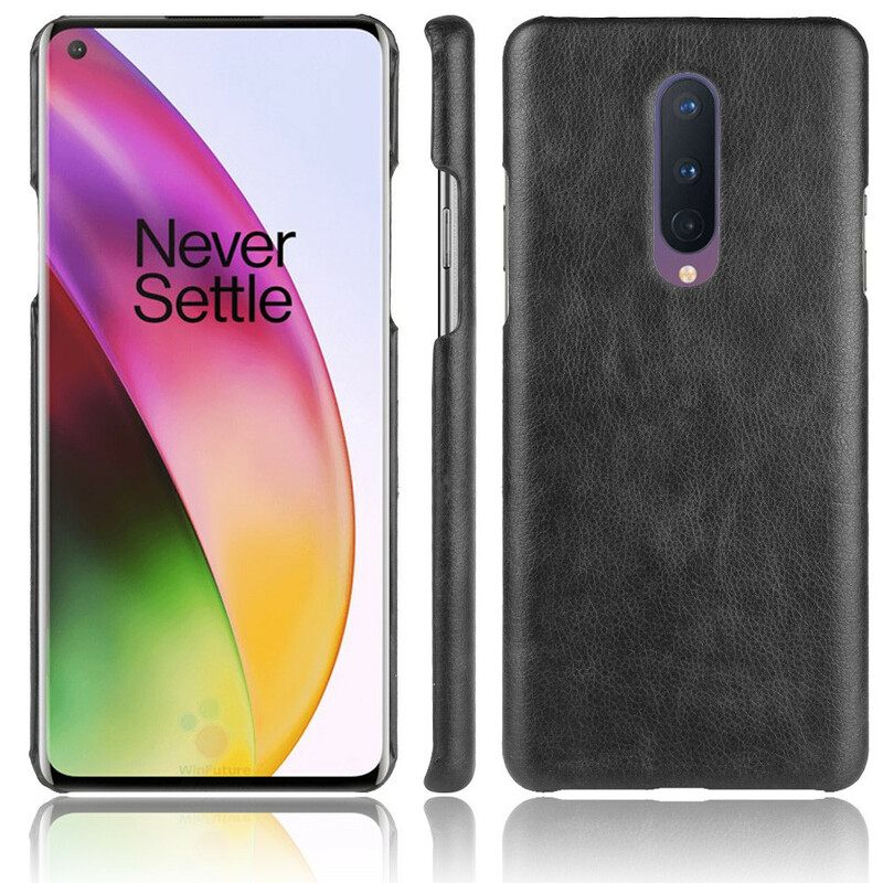 θηκη κινητου OnePlus 8 Performance Litchi Leather Effect