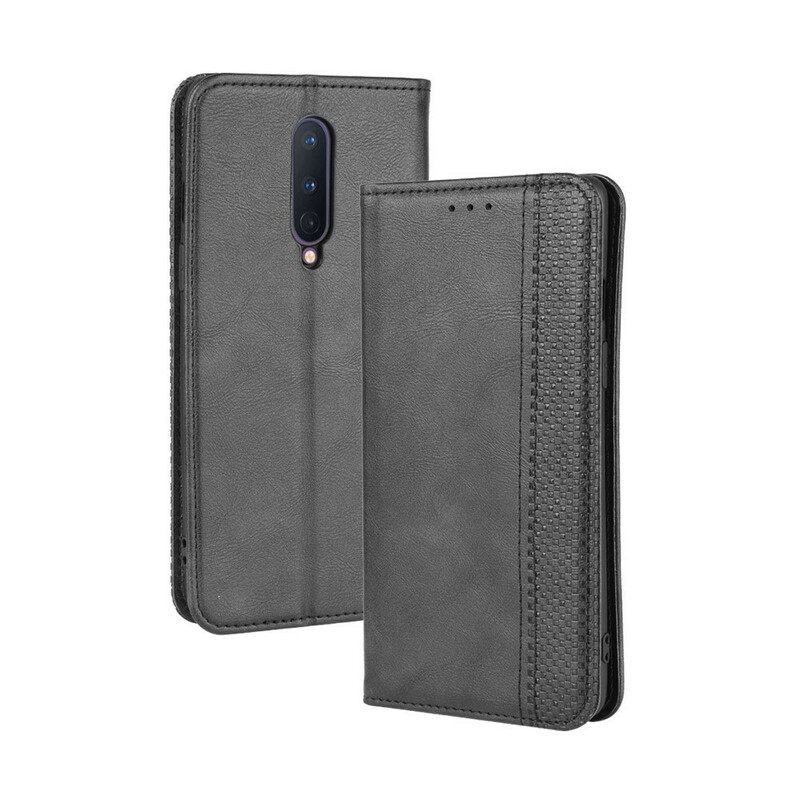 θηκη κινητου OnePlus 8 Θήκη Flip Στυλιζαρισμένο Vintage Δερμάτινο Εφέ