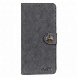 Κάλυμμα iPhone 13 Pro Khazneh Retro Split Faux Leather