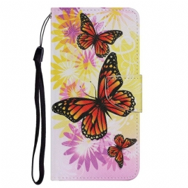 Κάλυμμα iPhone 13 Pro Πεταλούδες Και Καλοκαιρινά Λουλούδια