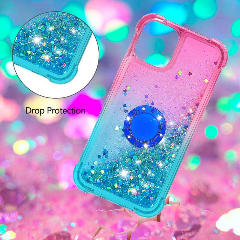 Θήκη iPhone 13 Pro Glitter Ring-support