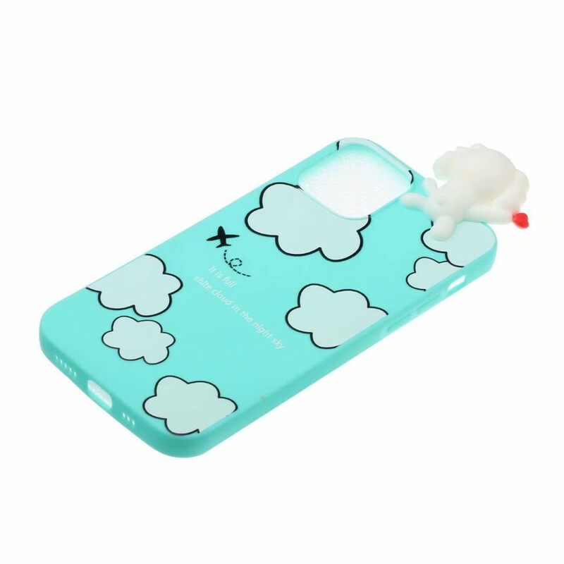 Θήκη iPhone 13 Pro Σκύλος Στα Σύννεφα 3d