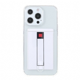 θηκη κινητου iPhone 13 Pro Διαφανής Έγχρωμη Θήκη Κάρτας