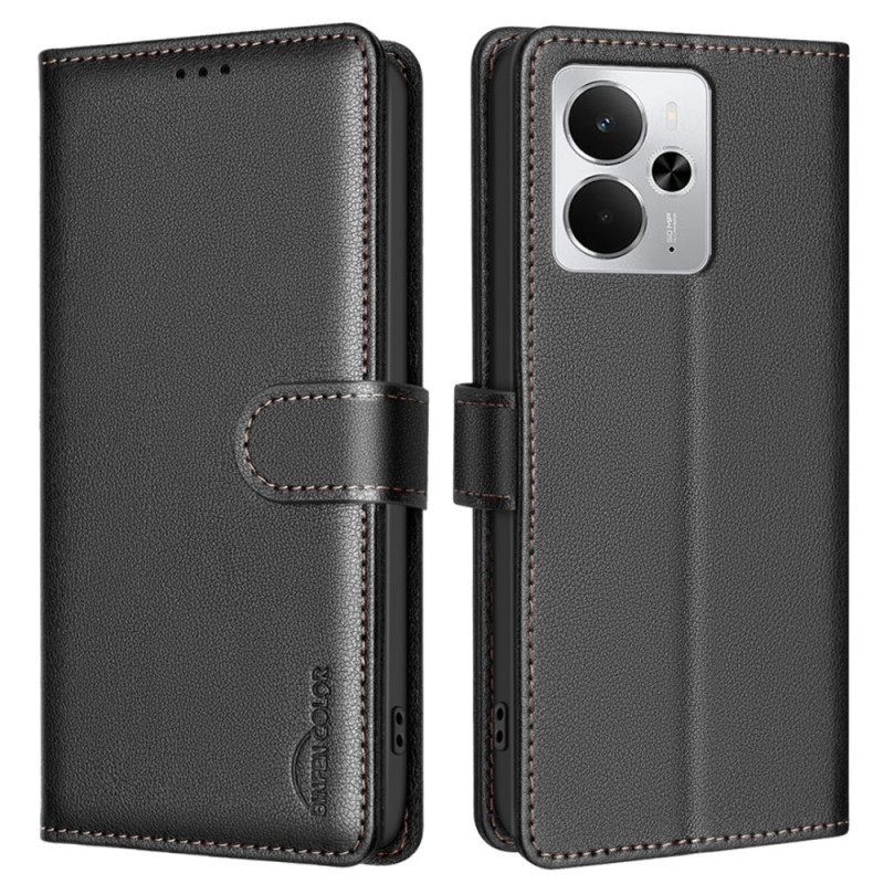 Δερματινη Θηκη Realme 14 5g Binfen Rfid Blocking Color