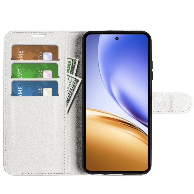 Δερματινη Θηκη Realme 14 5g Δέρμα Lychee Faux