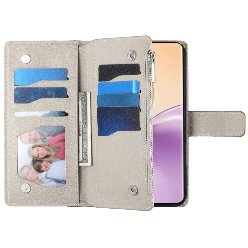 Δερματινη Θηκη Realme 14 5g Δίχρωμο Με Λουρί Σιλικόνης