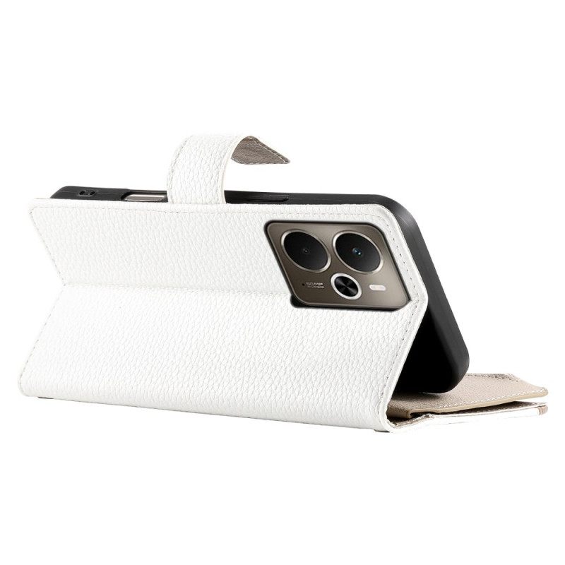 Δερματινη Θηκη Realme 14 5g Δίχρωμο Με Λουρί Σιλικόνης