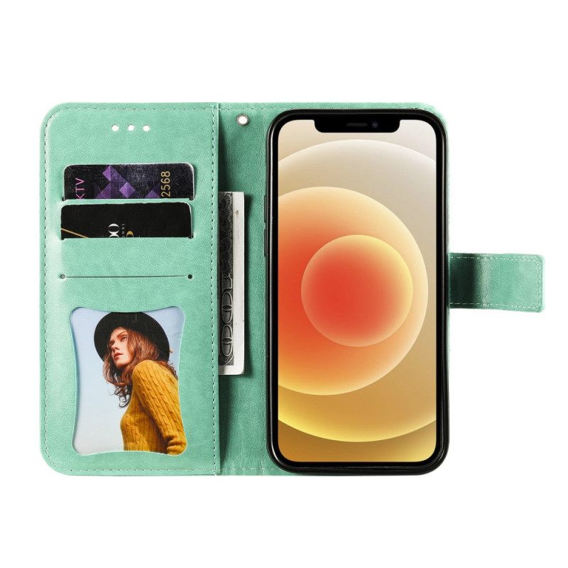 Δερματινη Θηκη Realme 14 5g Εκτύπωση Μάνταλα Σιλικόνης