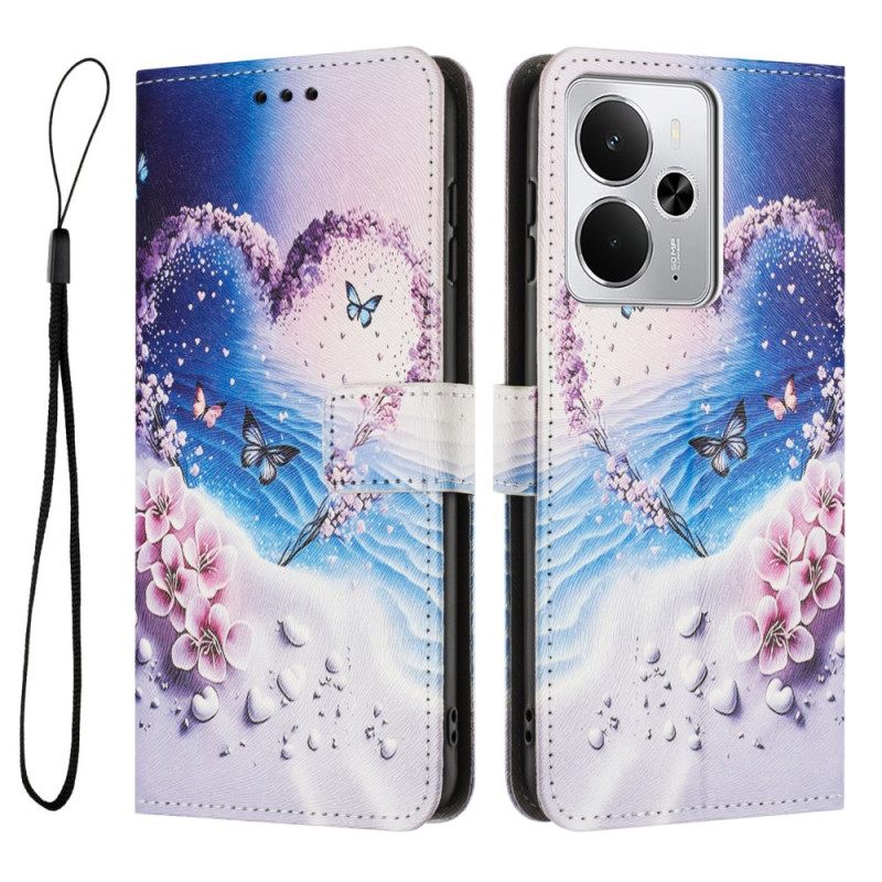 Δερματινη Θηκη Realme 14 5g Καρδιά