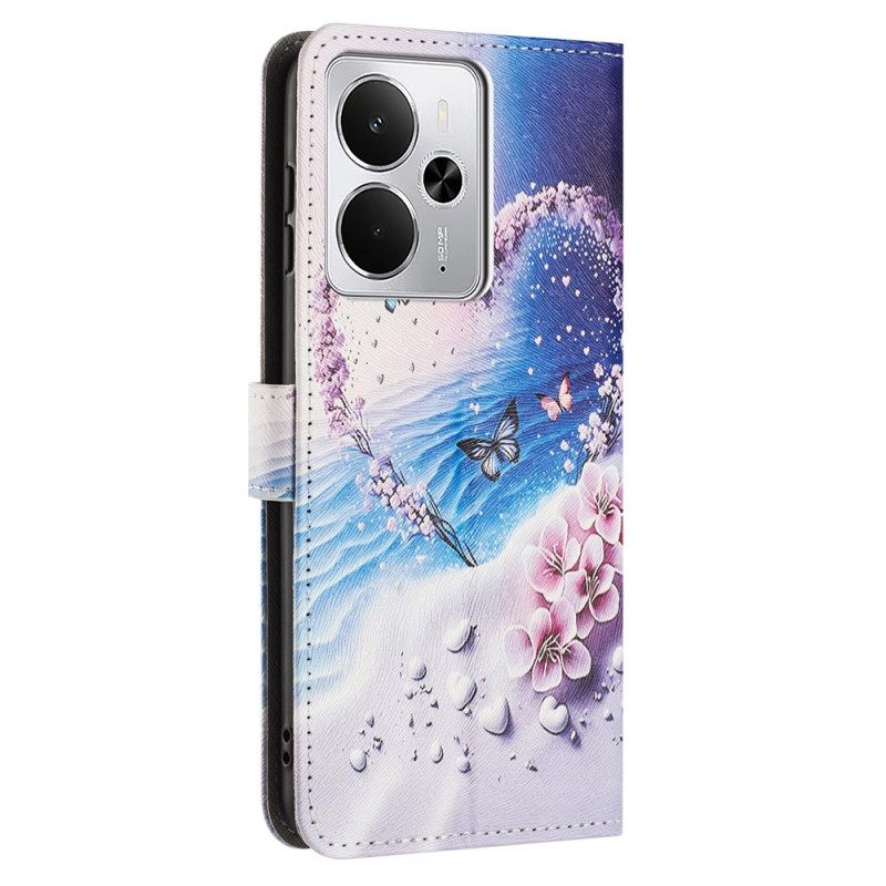 Δερματινη Θηκη Realme 14 5g Καρδιά
