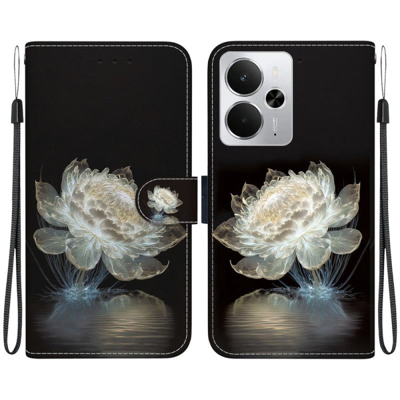 Δερματινη Θηκη Realme 14 5g Κρυστάλλινη Παιώνια