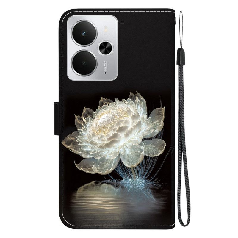 Δερματινη Θηκη Realme 14 5g Κρυστάλλινη Παιώνια