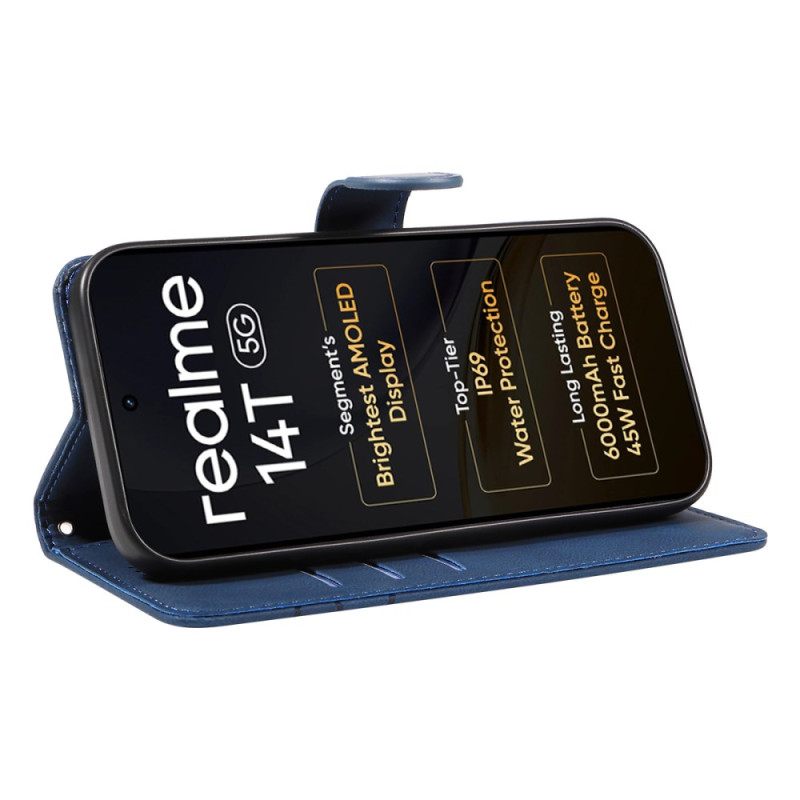 Δερματινη Θηκη Realme 14 5g Κυματιστό