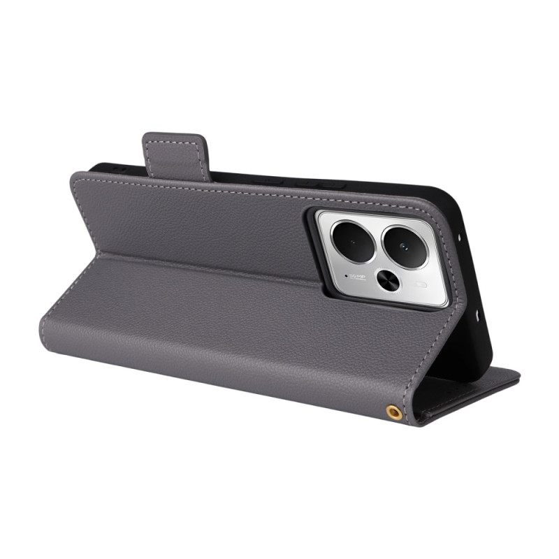 Δερματινη Θηκη Realme 14 5g Λουράκι Με Υφή Λίτσι