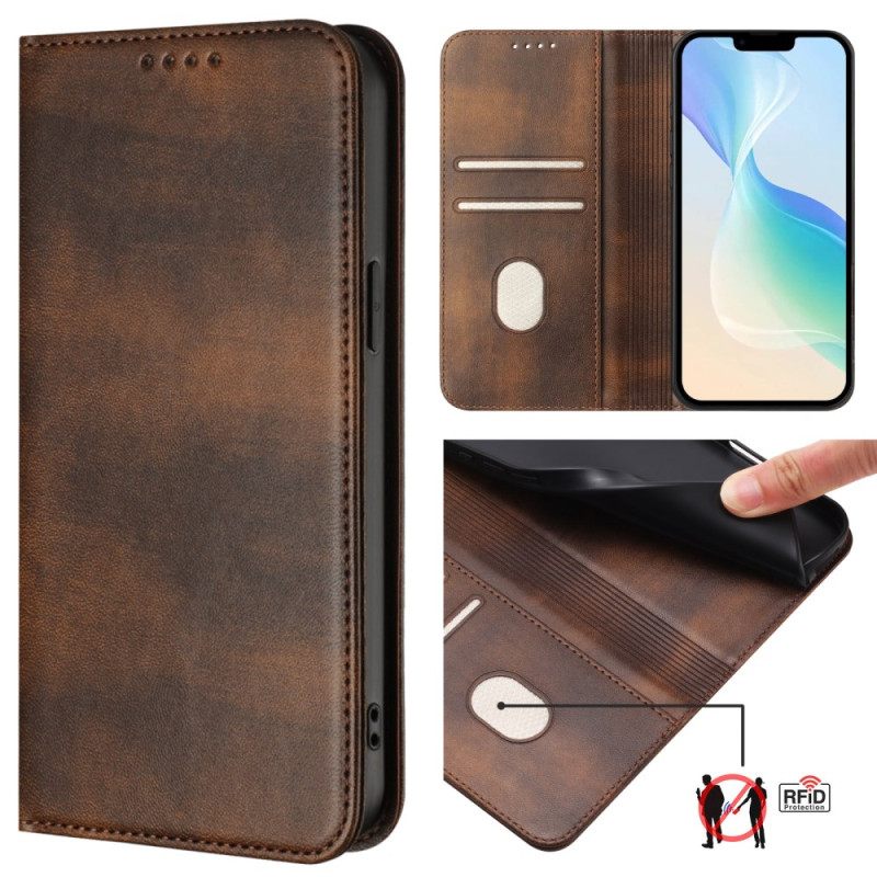 Δερματινη Θηκη Realme 14 5g Ρετρό Rfid Προστασία