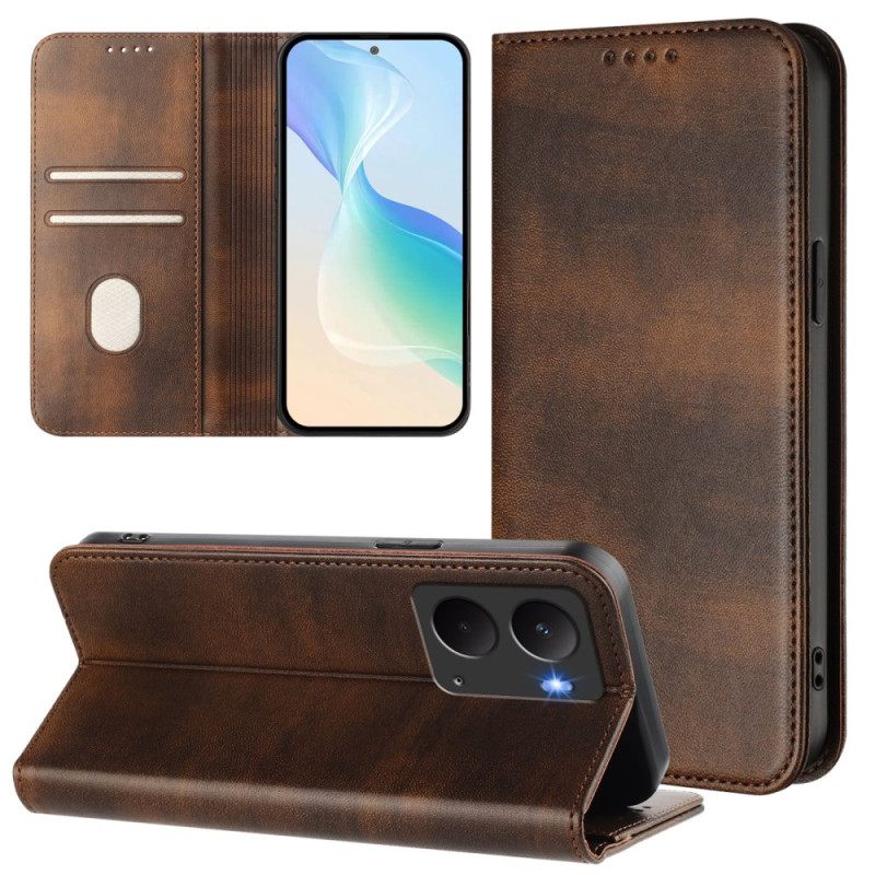 Δερματινη Θηκη Realme 14 5g Ρετρό Rfid Προστασία
