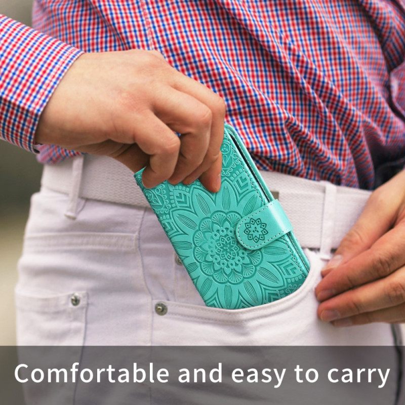 Δερματινη Θηκη Realme 14 5g Σχέδιο Ηλίανθου