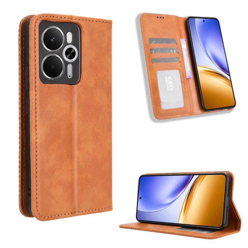 Δερματινη Θηκη Realme 14 5g Vintage Περίγραμμα