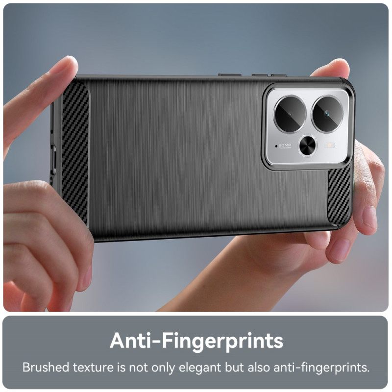 Κάλυμμα Realme 14 5g Βουρτσισμένο Ανθρακονήματα