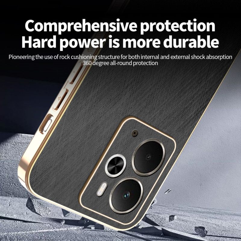 Κάλυμμα Realme 14 5g Δερμάτινο Εφέ Kadem