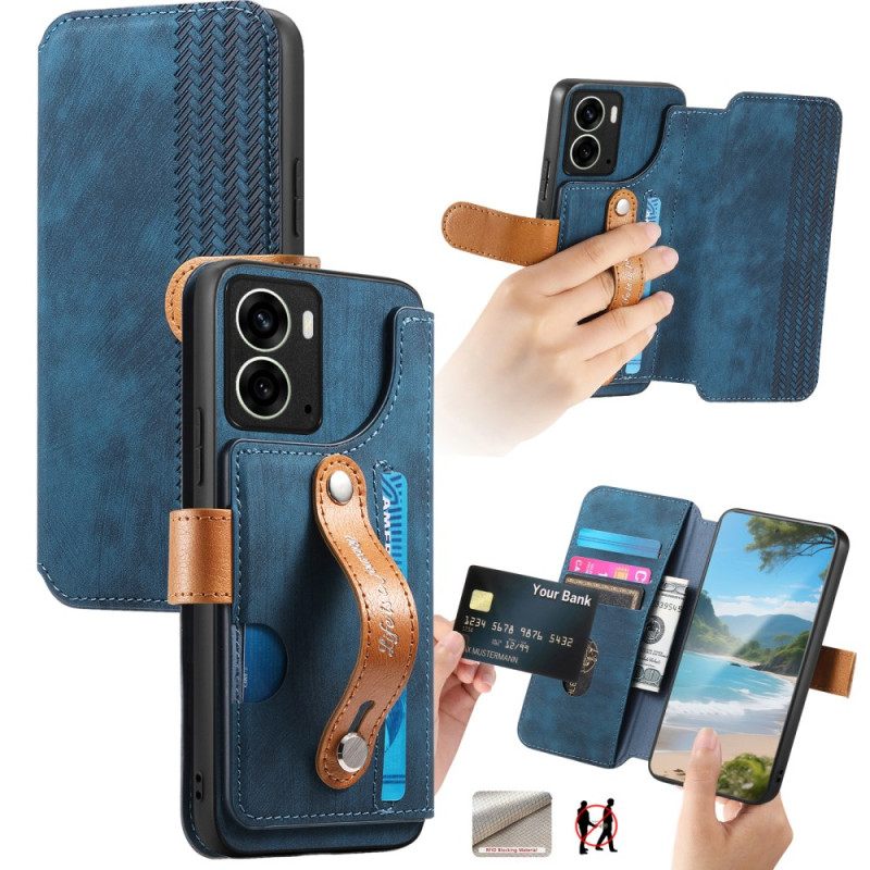 Κάλυμμα Realme 14 5g Ρετρό Με Λουράκι-βάση