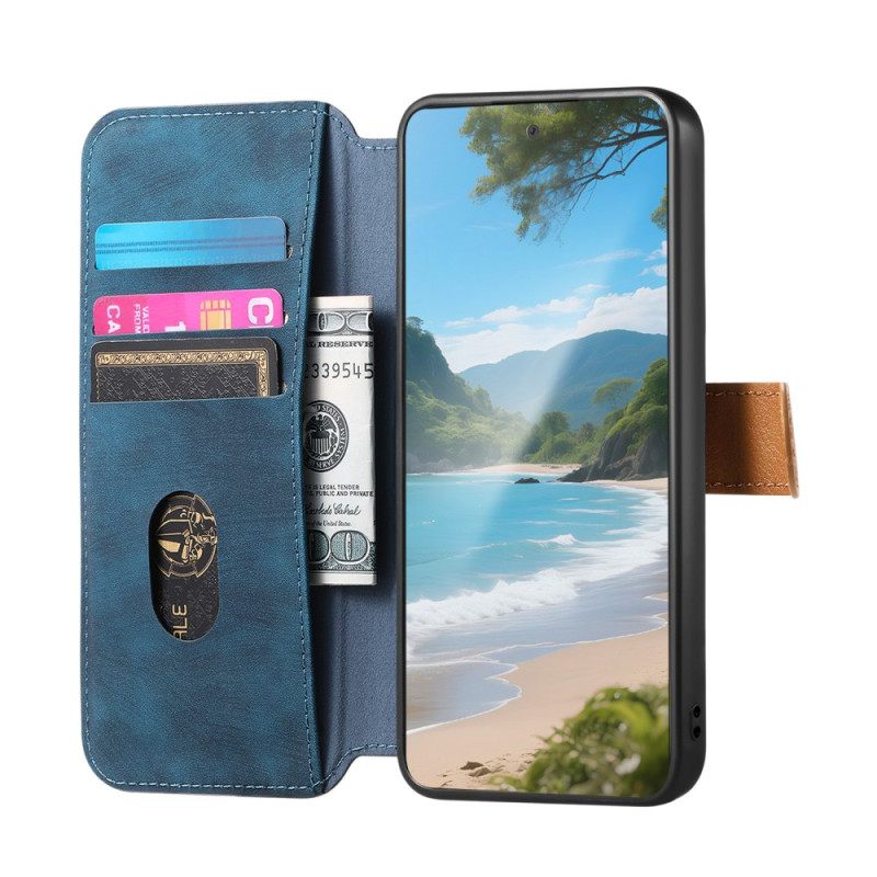 Κάλυμμα Realme 14 5g Ρετρό Με Λουράκι-βάση