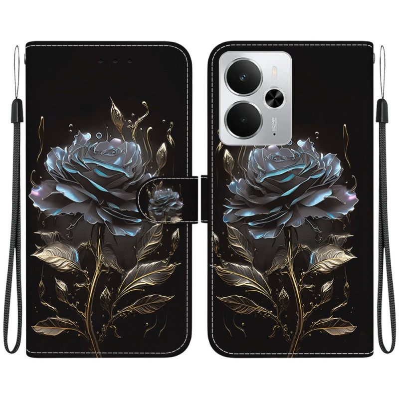 Θηκη Κινητου Realme 14 5g Μαύρο Τριαντάφυλλο