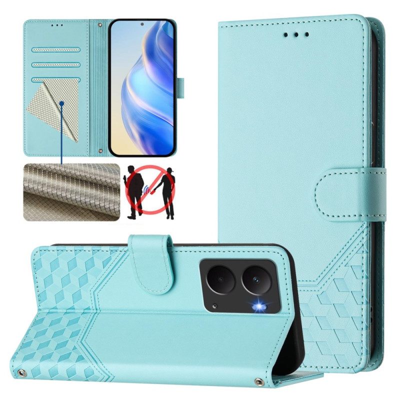 Θηκη Κινητου Realme 14 5g Rfid Με Κυψελωτό Σχέδιο