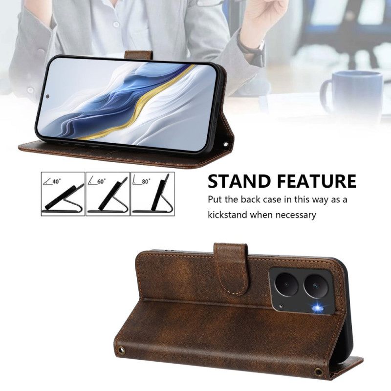 Θηκη Κινητου Realme 14 5g Θήκες Κινητών Ρετρό Ραφή