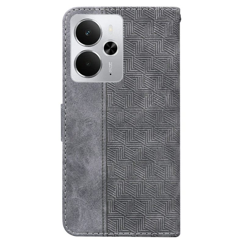 Θηκη Κινητου Realme 14 5g Υφαντό Σχέδιο