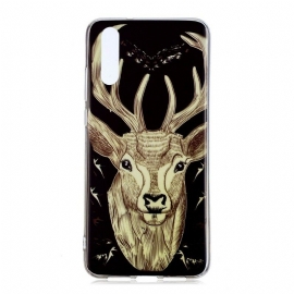 θηκη κινητου Huawei P20 Fluorescent Majestic Stag