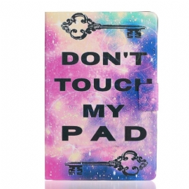 δερματινη θηκη iPad Mini 6 (2021) Μην Αγγίζεις Το Μπλοκ Μου