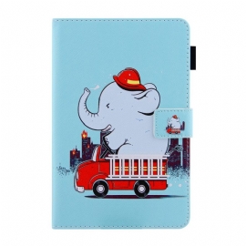 Κάλυμμα iPad Mini 6 (2021) Ελέφαντας Πυροσβέστης