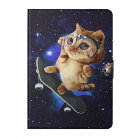 Κάλυμμα iPad Mini 6 (2021) Γάτα Skateboard