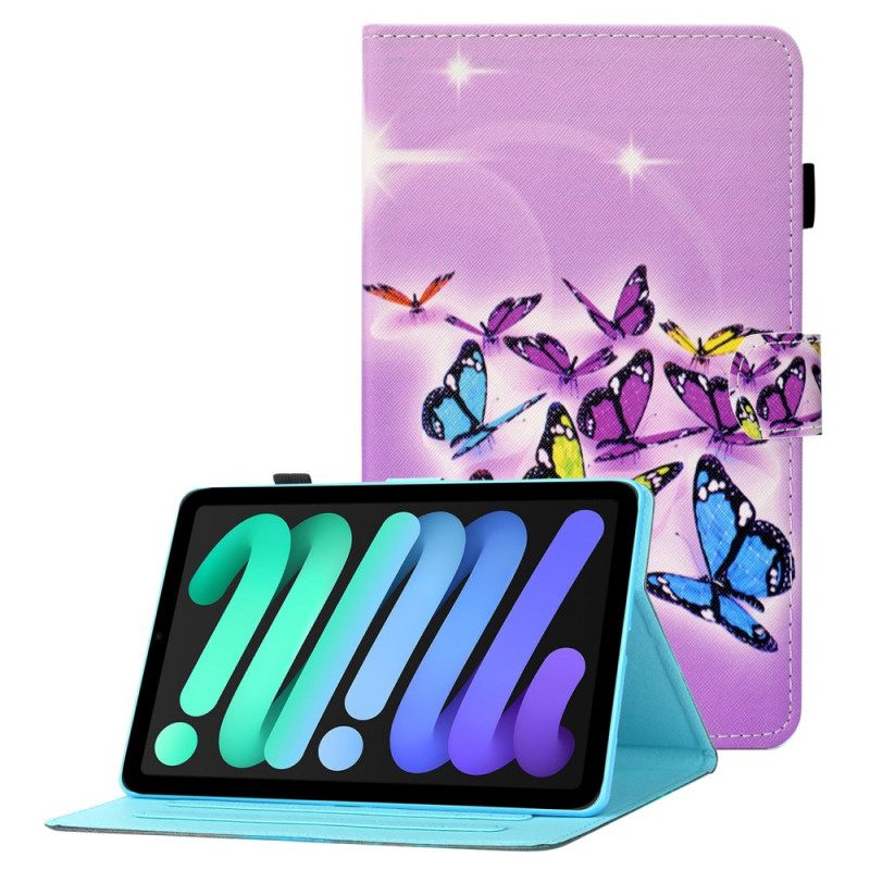 Κάλυμμα iPad Mini 6 (2021) Σχέδιο Πεταλούδων