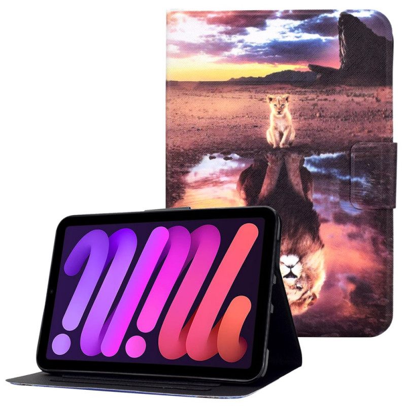 Θήκη Flip iPad Mini 6 (2021) Lion Cub Dream